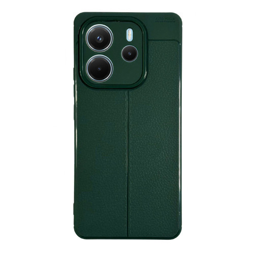 Xiaomi Redmi Note 14 4G Kılıf Focus Deri Desen Silikon Arka Kapak