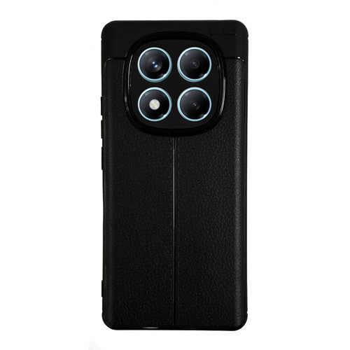 Xiaomi Redmi Note 14 Pro 4G Kılıf Focus Deri Desen Silikon Arka Kapak
