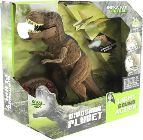 Dinasour Island Toys Uzaktan Kumandalı Yürüyen Ağzından Duman Çıkaran Sesli Işıklı Dinazor
