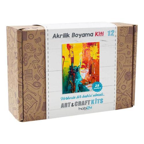 Akrilik Boyama Kiti - Kit 12