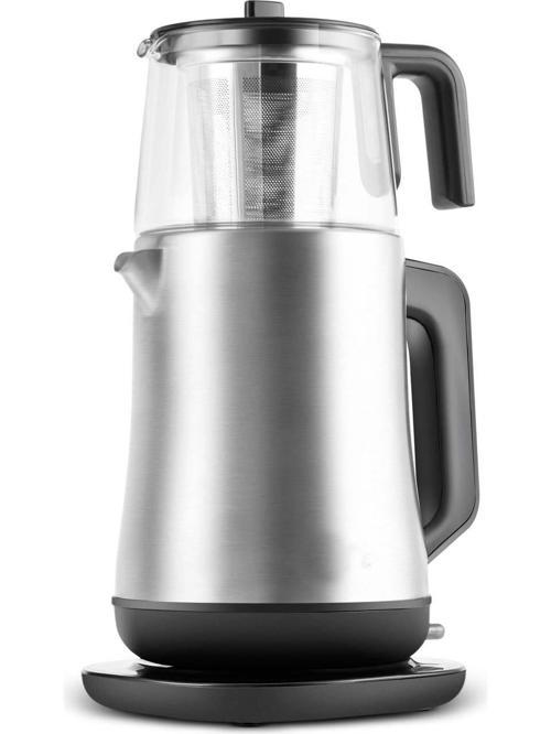 Çay Makinesi Çelik Gövde Hom end Cam Demlik