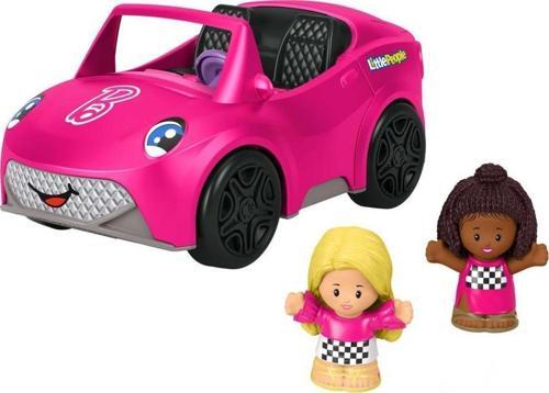 Fisher Price Little People Arabası ile 2 Figür HJN53 Tekerlekli ve Sesli Üstü Açılır Araba ile 2 Figür