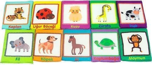 BİRLİK BABYCİM EĞİTİCİ YUMUŞAK KARTLAR HAYVANLAR URT003-02