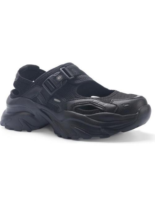 LIMIT 5FX SİYAH DOLGU TABAN TOKALI SPOR SANDALET