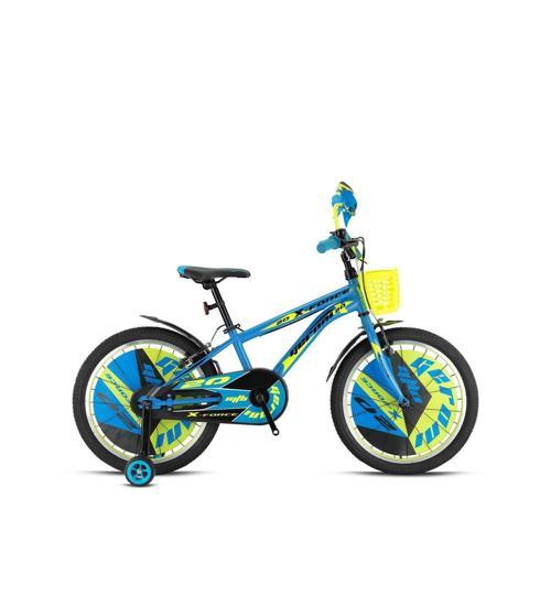 X-FORCE 16 JANT MTB - 10' - Vitessiz - V.B. -Mavi-Siyah-Neon Sarı