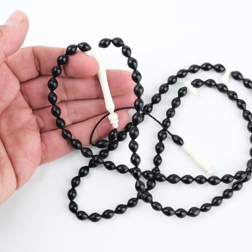Abanoz Ağacı 99luk Beyzi Kesim 6x9mm Namaz Tesbihi