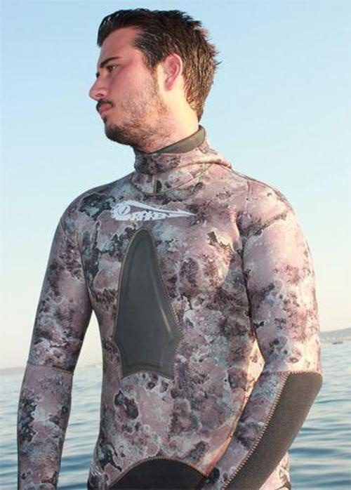 Elbise SQUID Kamuflaj 5 mm. Serbest Dalış Elbisesi