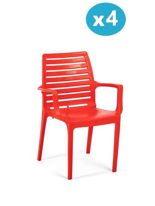 SY-2503 Plastik Adam Bahçe Koltuk Sandalye 4'lü Set