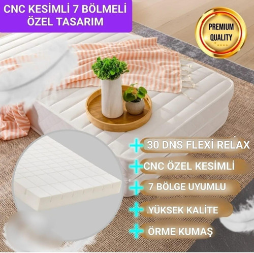 80x200x12/160x200 yatağımız 30 DNS FLEXİ RELAX CNC KESİMLİ ÖZEL TASARIM Ikea Divan Uyumlu Katlanır Yatak