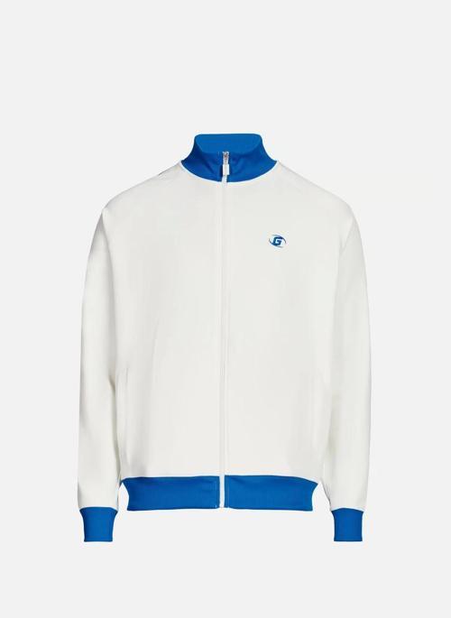 Erkek Beyaz Castore Fermuarlı Sweatshirt