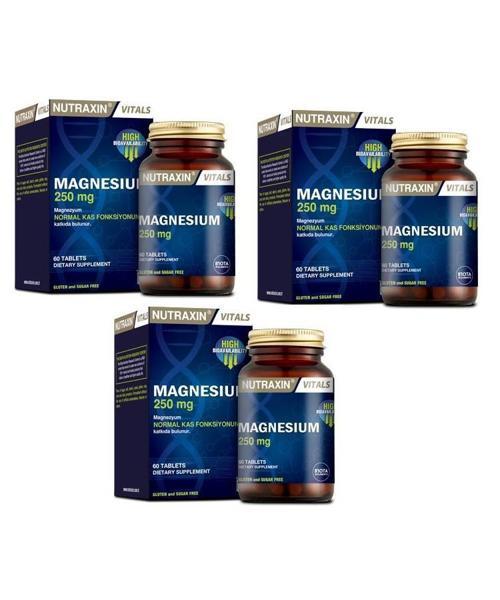MAGNESIUM 250 MG TABLET x 3 Adet