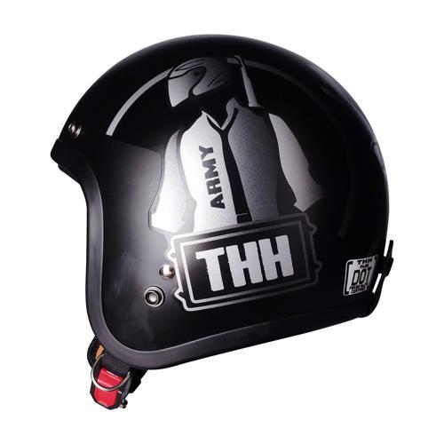 Motosiklet Chopper Cruiser Kask Terekli Yarım Açık Motor Kaskı Army M-L