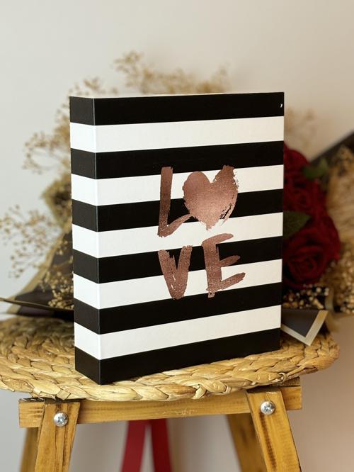 Fotoğraf Albümü 10x15cm 200 Fotoğraf Kapasiteli Renkli Love Desenli Anı Albümü