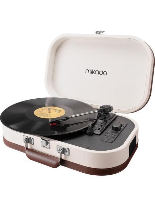 Nostalgia Mn-101 Pikap Fil Dişi Turntable+Rca+Bluetooth Destekli Müzik Kutusu