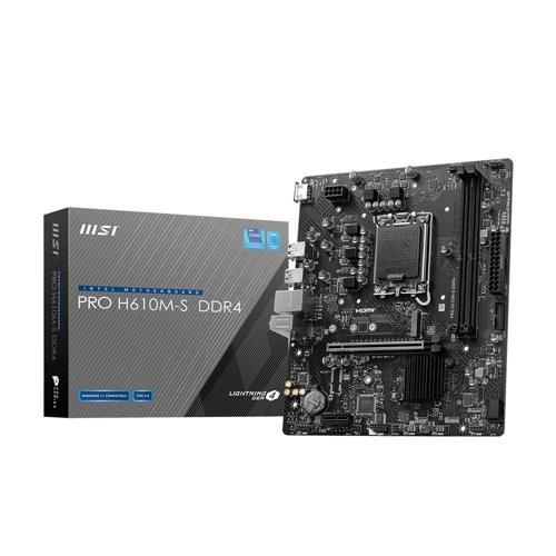 PRO H610M-S DDR4 3200MHz (OC) M.2 1700p mATX Anakart