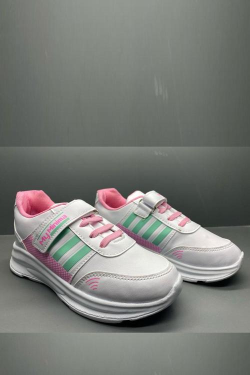 Unisex Kids Bebek Çocuk  Spor Ayakkabı Sneakers Okul Ayakkabısı 1032-101-0001 Renkli-33