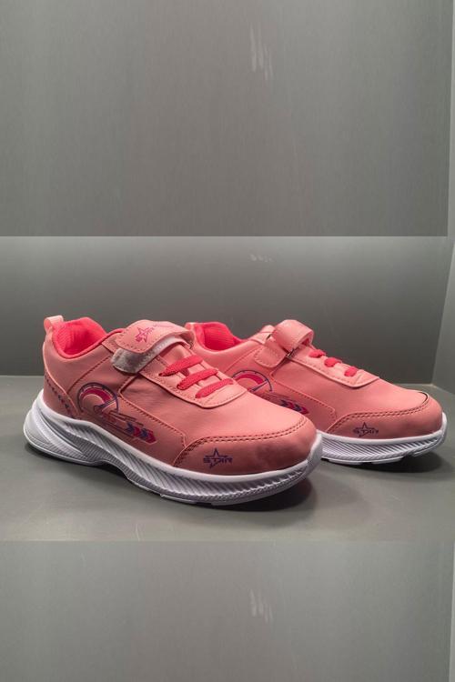 Unisex Kids Bebek Çocuk  Spor Ayakkabı Sneakers Okul Ayakkabısı 1032-101-0001 Pembe-33