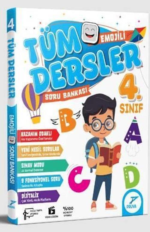 4.Sınıf Tüm Dersler Emojili Soru Bankası