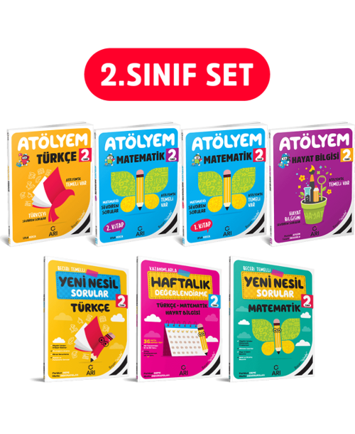 2. Sınıf Atölyem Set (7 Kitap)