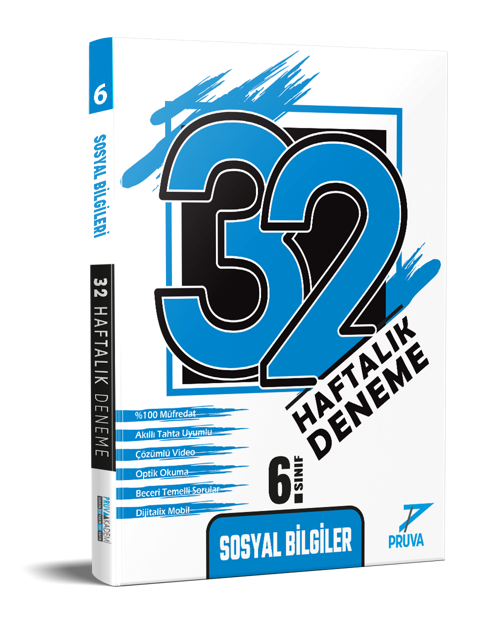 6. Sınıf Sosyal Bilgiler 32 Haftalık Deneme