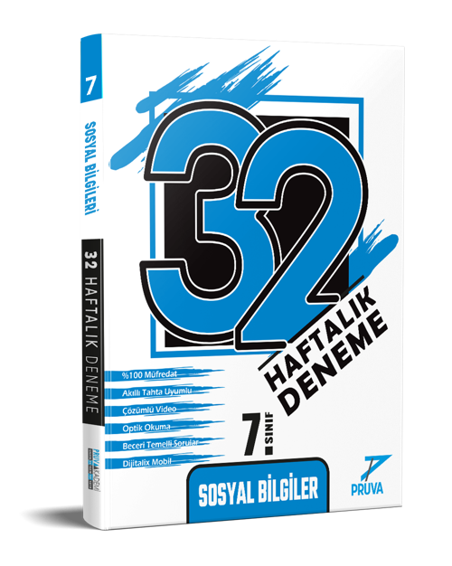 7. Sınıf Sosyal Bilgiler 32 Haftalık Deneme