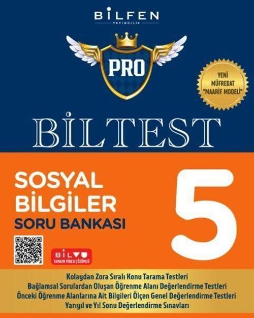 5. Sınıf Sosyal Bilgiler Biltest Pro Soru Bankası