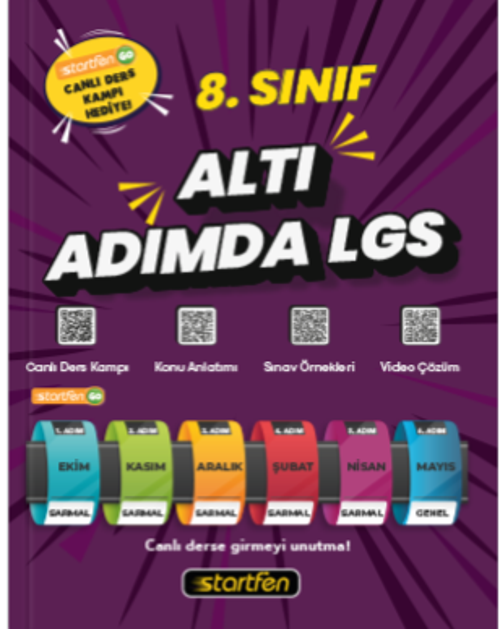 8. Sınıf Altı Adımda LGS Hibrit Denemeler