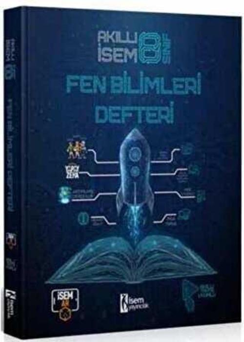 8. Sınıf Akıllı İsem Fen Bilimleri Defteri