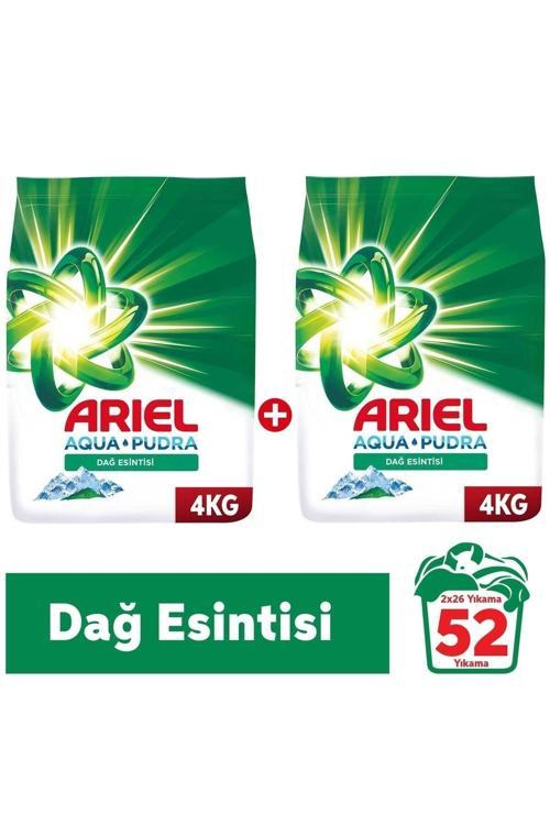 Dağ Esintisi 4 Kg Aquapudra Toz Çamaşır Deterjanı X 2 Adet