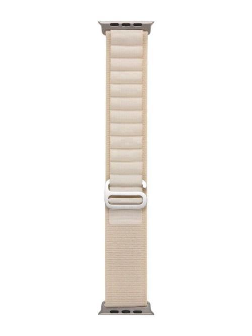 Akıllı Saat Watch için Uyumlu 42MM 44MM 45MM 49MM 1/2/3/4/5/6/se/7/8/ultra Çift Katman Kordon ve Kayışı Beyaz