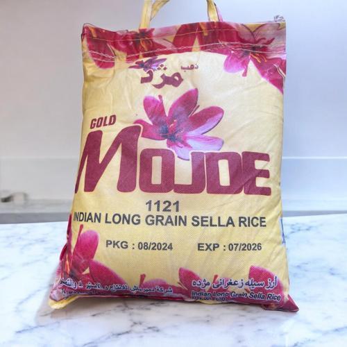 Bakliyat Gold Mojde 1121 Uzun Taneli Basmati Indian Pirinç 10 kg Şekersiz Pirinç.
