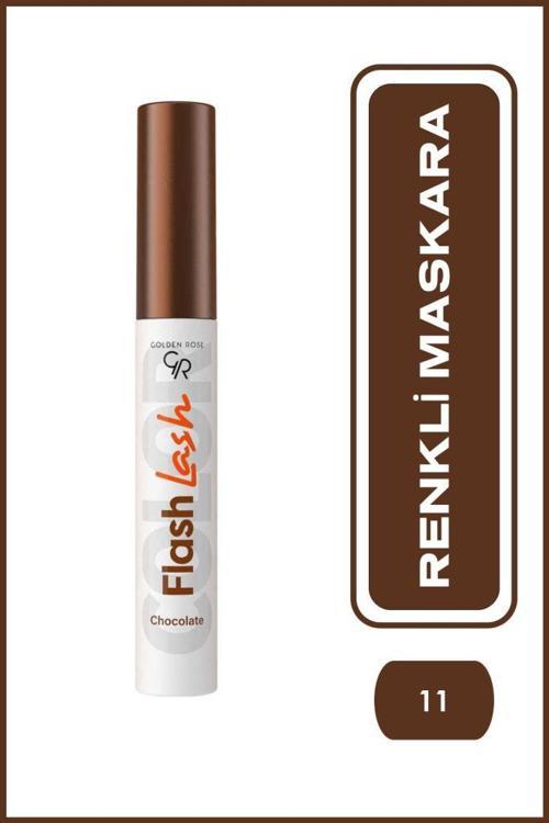Flash Lash Colored Mascara No:11 Chocolate - Renkli Maskara-8691190553975