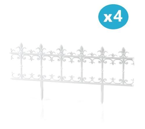 SY-5990 Klasik Plastik Bahçe Çiti 86x38 cm 4'lü Set