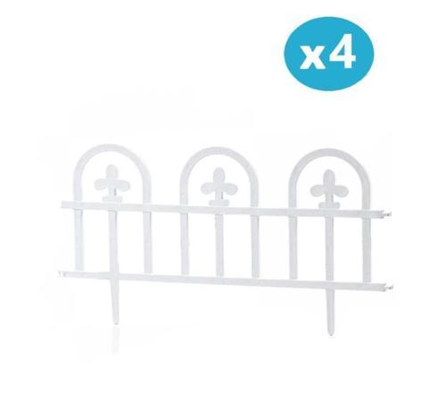 SY-5992 Estate Plastik Bahçe Çiti 60x32 cm 4'lü Set