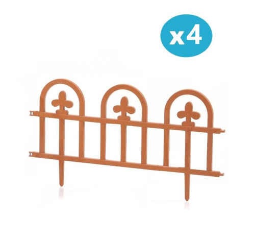 SY-5992 Estate Plastik Bahçe Çiti 60x32 cm 4'lü Set