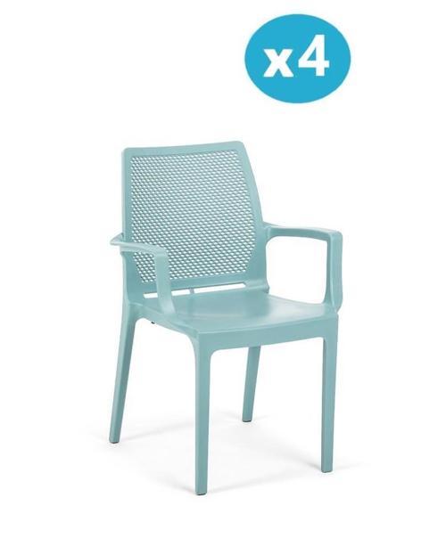 SY-2504 Plastik İcon Bahçe Koltuk Sandalye 4'lü Set