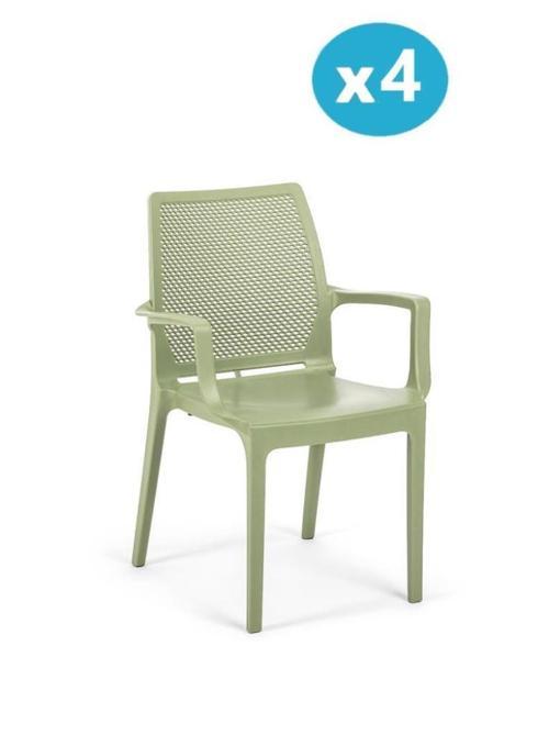 SY-2504 Plastik İcon Bahçe Koltuk Sandalye 4'lü Set