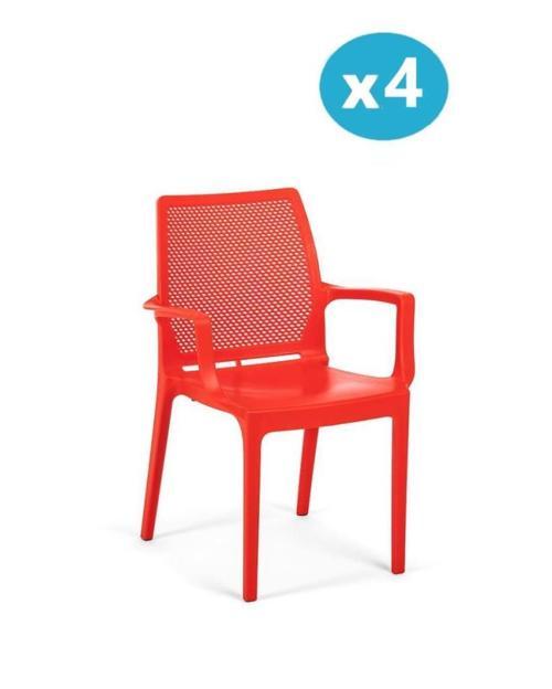 SY-2504 Plastik İcon Bahçe Koltuk Sandalye 4'lü Set