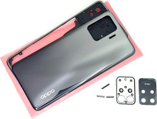 Oppo Reno 5 Lite FULL kasa Arka Pil Batarya Kapağı Siyah