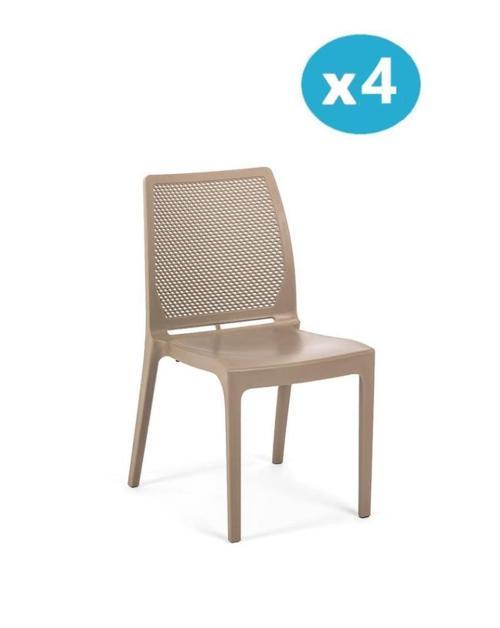 SY-2509 Plastik İcon Bahçe Koltuk Sandalye 4'lü Set