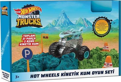 Mattel Monster Trucks Kınetik Kum Oyun Seti HHJ36