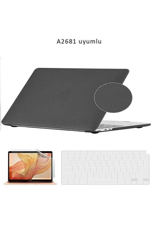 Macbook Pro 13 Inç M1-m2 Çip A2338 Tam Uyumlu Alt Üst Kılıf Klavye Kılıfı Ekran Koruyucu Film