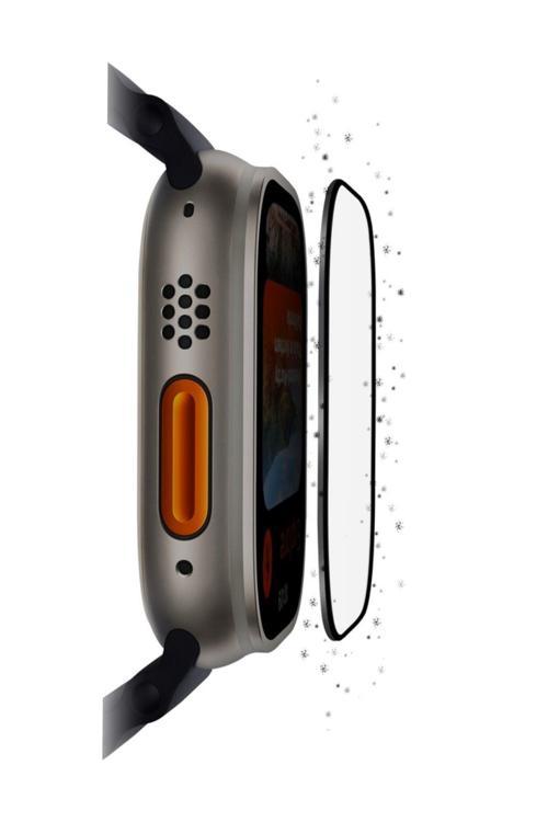 Apple Watch Ultra 49mm Ekran Koruyucu Cam Dust Repel™ Teknolojisi Yüksek Koruma Parmak İzi Bırakmama