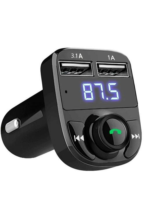 Araç Bluetooth Fm Transmitter Cihazı Araba Mp3 Çalar Oto Çakmaklık Şarj Aleti Müzik Kiti