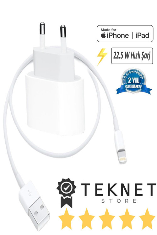 Iphone 6 7 8 X 11 12 13 14 Tüm Serilerle Uyumlu Hızlı Şarj Aleti 22.5w Turbo Sarj