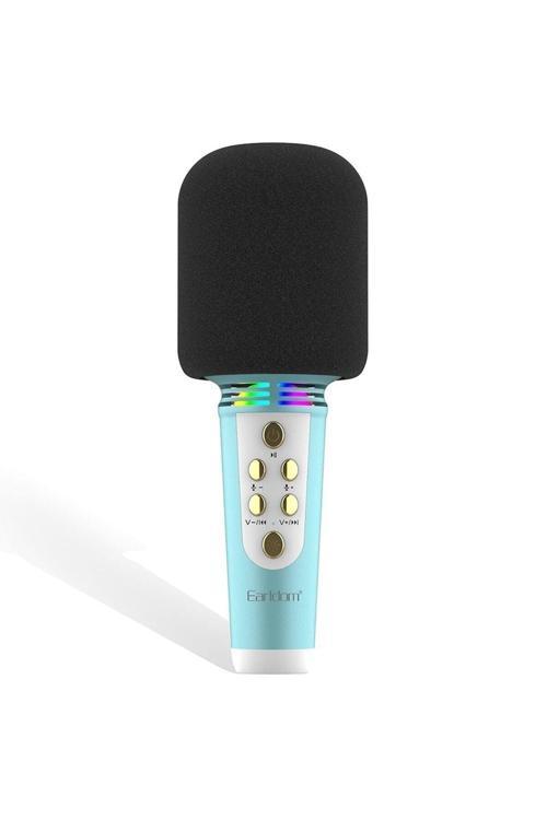 Led Işıklı Eğlenceli Karaoke Mikrofonu Şarkı/Oyun/ Çocuklar İçin Uygun Renkli Mikrofon