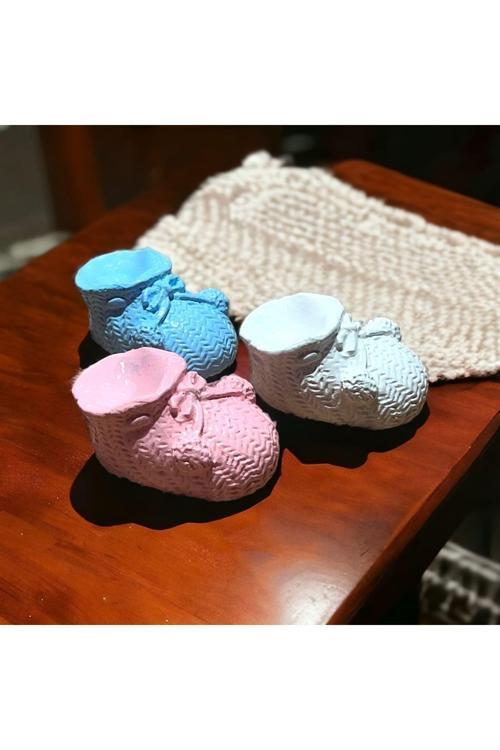 Dekoratif Biblo Bebek Patiği 3 Lü
