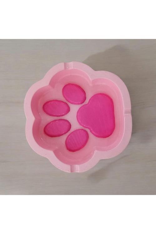 Dekoratif Pati Tasarımlı Kül Tablosu Pembe