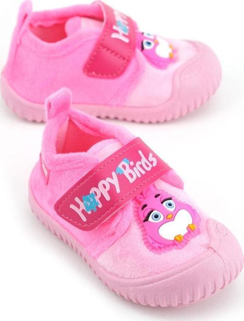 03368 Kız Çocuk Günlük Cırtlı Panduf Kreş Ayakkabı