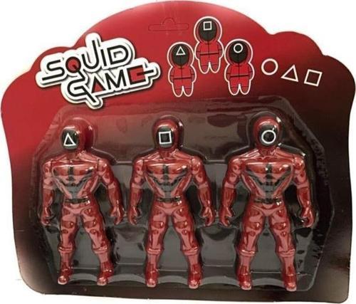 Farbu Oyuncak Squid Game 3'lü Plastik Karakter